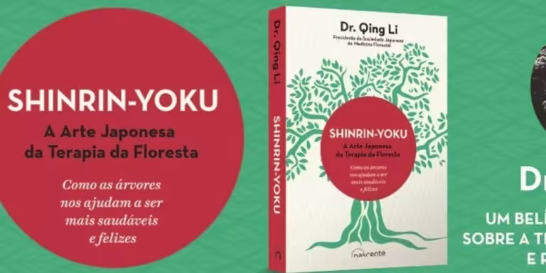 person practicing Shinrin-Yoku in a peaceful forest